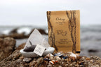 Kraft bag pyramid tea bag Monterey California tea bags eco friendly loose leaf split tea tea beach