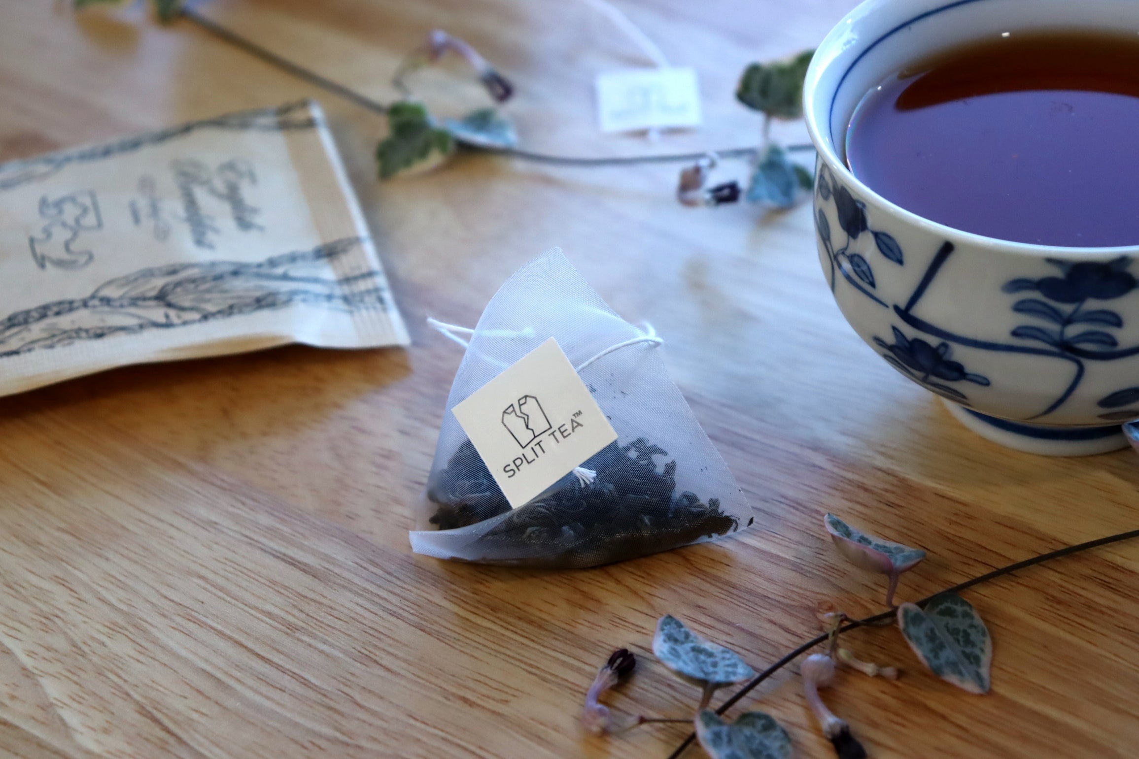 Kraft bag pyramid tea bag Monterey California tea bags eco friendly tea bags loose leaf wholesale tea fancy tea bags tea at the beach tea for restaurants boutique hotels spas brunch breakfast cafe